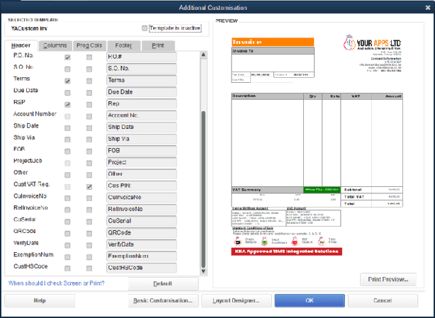 Print and Report Design